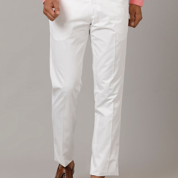 Buy White Trousers & Pants for Men by AJIO Online | Ajio.com